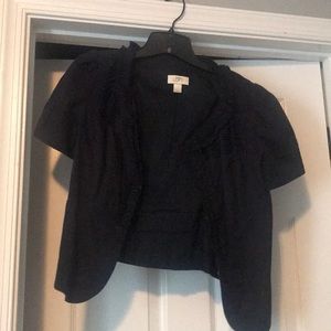 Loft jacket with ruffles